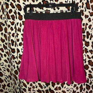 Burgundy skirt